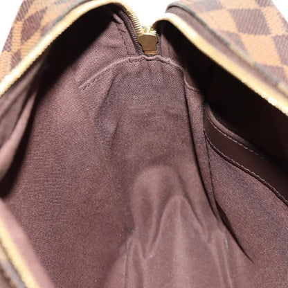 Louis Vuitton Naviglio Handbag Damier, BROWN, CANVAS, Shoulder bag