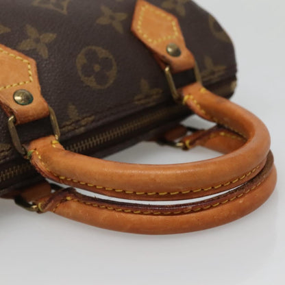 Louis Vuitton Speedy Mini HL Handbag Monogram Canvas, BROWN, CANVAS, Handbag
