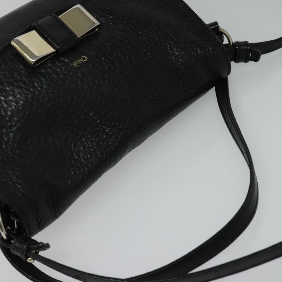 Chloe Lily Handbag Leather, BLACK, LEATHER, Handbag