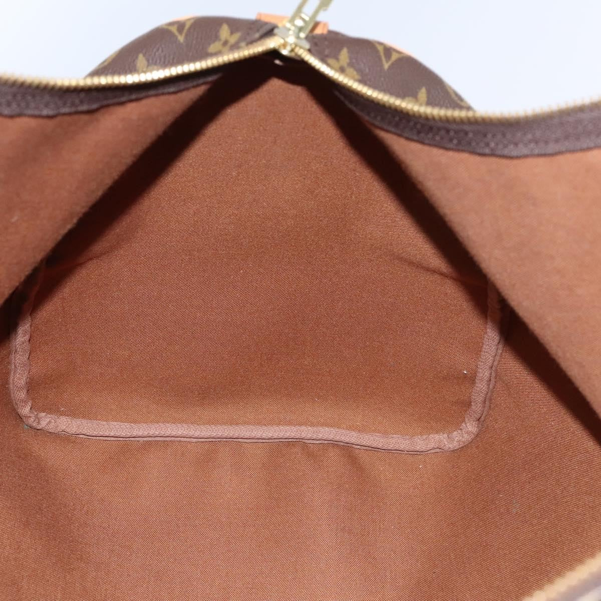 Louis Vuitton Keepall Bag Monogram Canvas, BROWN, CANVAS, Travel bag