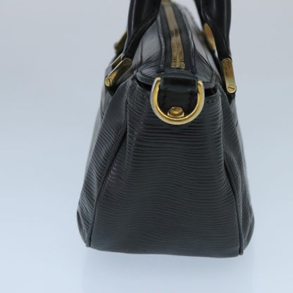 Louis Vuitton Dhanura Handbag Epi Leather, BLACK, LEATHER, Handbag