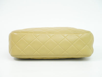 Chanel Vintage Tote Leather, BEIGE, LEATHER, Tote bag