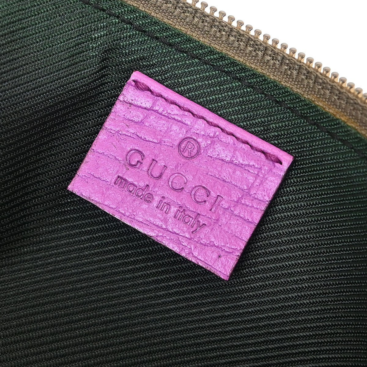 Gucci Vintage Boat Pochette GG Canvas, BROWN, CANVAS, Clutche & pouche