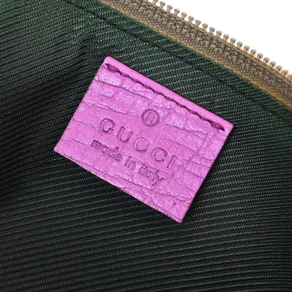 Gucci Vintage Boat Pochette GG Canvas, BROWN, CANVAS, Clutche & pouche