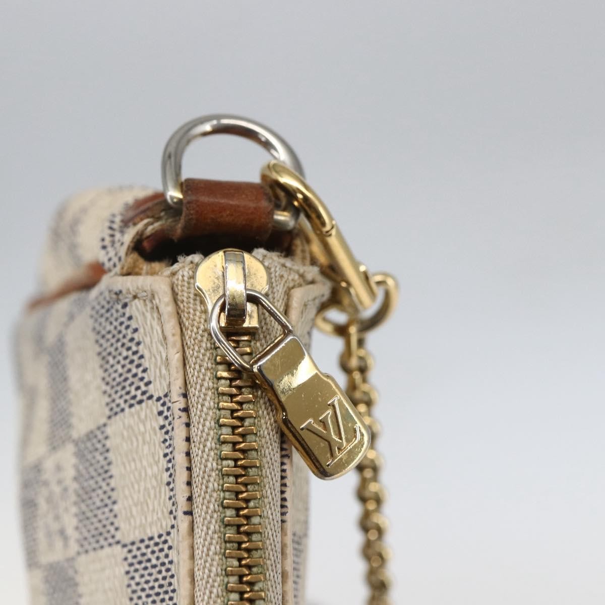 Louis Vuitton Eva Handbag Damier, WHITE, CANVAS, Shoulder bag