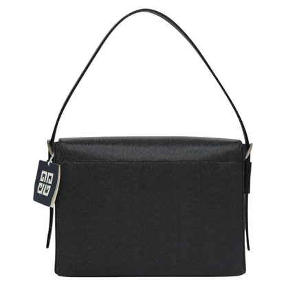 Givenchy Vintage 4G shoulder bag Canvas, BLACK, PVC, Shoulder bag