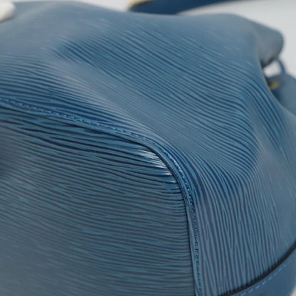 Louis Vuitton Petit Noe Handbag Epi Leather, BLUE, LEATHER, Handbag