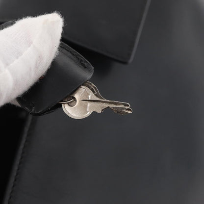 Prada Vintage Briefcase Leather, BLACK, LEATHER, Briefcase