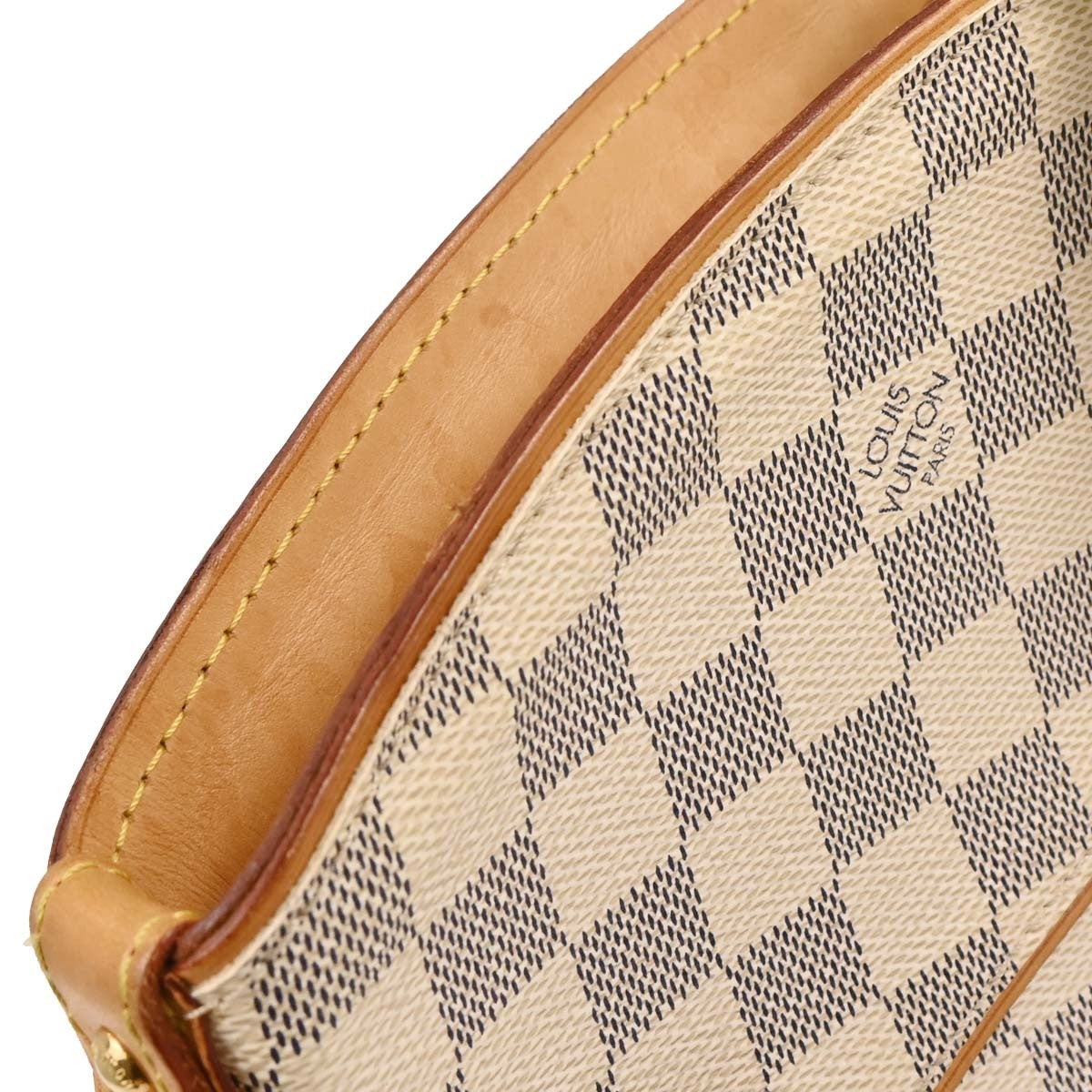 Louis Vuitton Pampelonne Handbag Damier, WHITE, CANVAS, Tote bag