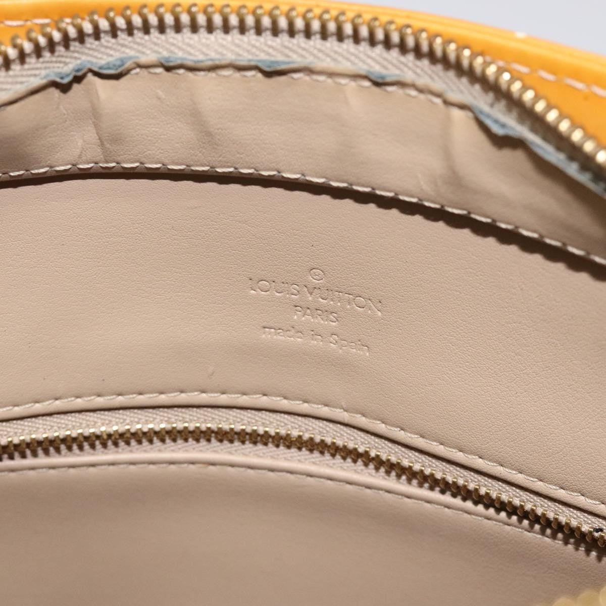 Louis Vuitton Houston Handbag Monogram Vernis, BEIGE, PATENT_LEATHER, Handbag