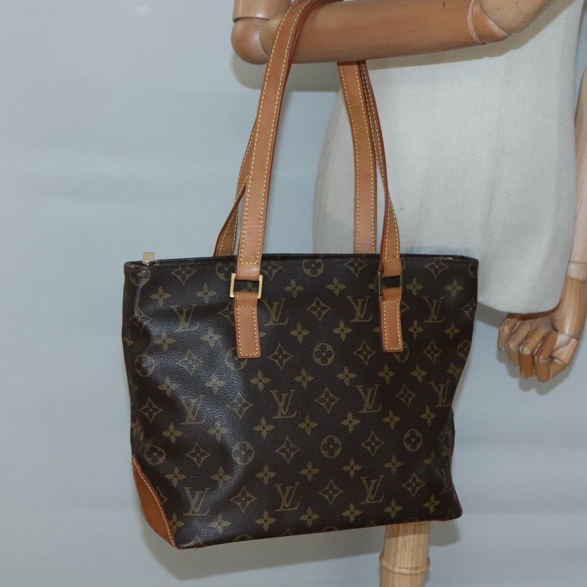Louis Vuitton Cabas Piano Monogram Canvas, BROWN, CANVAS, Tote bag