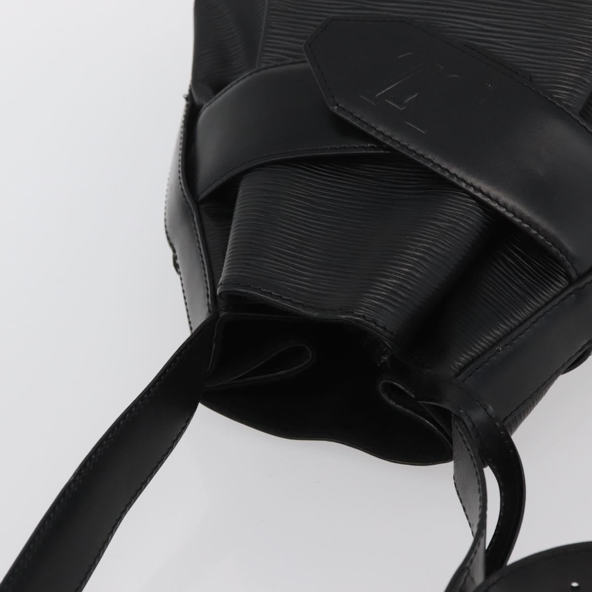 Louis Vuitton Vintage Sac d'Epaule Handbag Epi Leather, BLACK, LEATHER, Shoulder bag