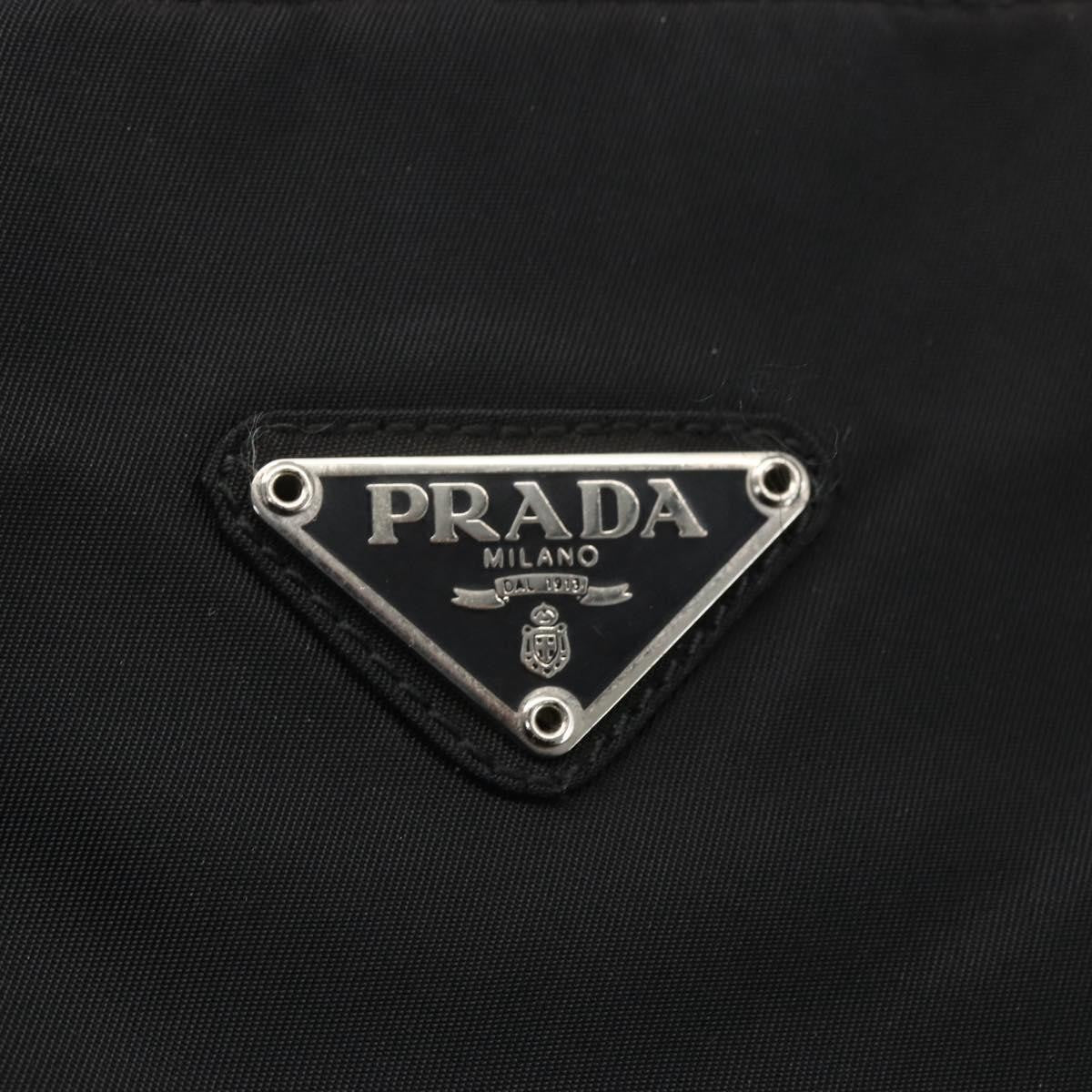 Prada Vintage Shoulder Bag Tessuto, BLACK, NYLON, Shoulder bag