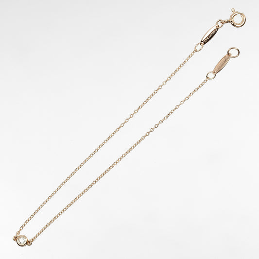 Tiffany & Co. Peretti Diamonds By The Yard Bracelet 18K Rose Gold with Diamond, GOLD, ROSE_GOLD, Bracelet