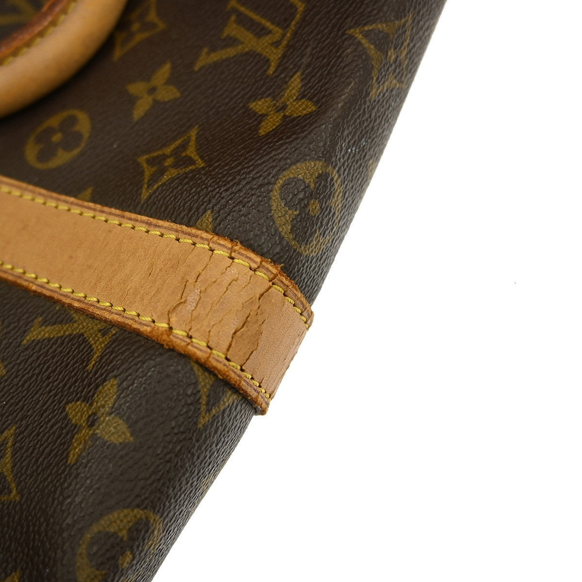 Louis Vuitton Keepall Bag Monogram Canvas, BROWN, CANVAS, Travel bag