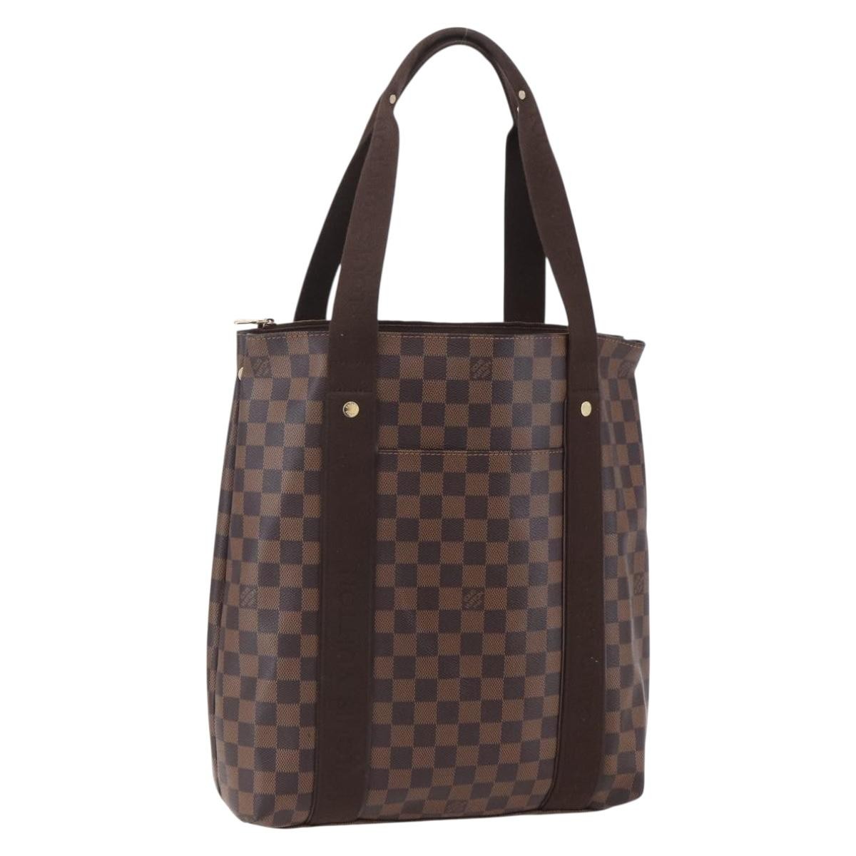 Louis Vuitton Cabas Beaubourg Damier, BROWN, CANVAS, Tote bag