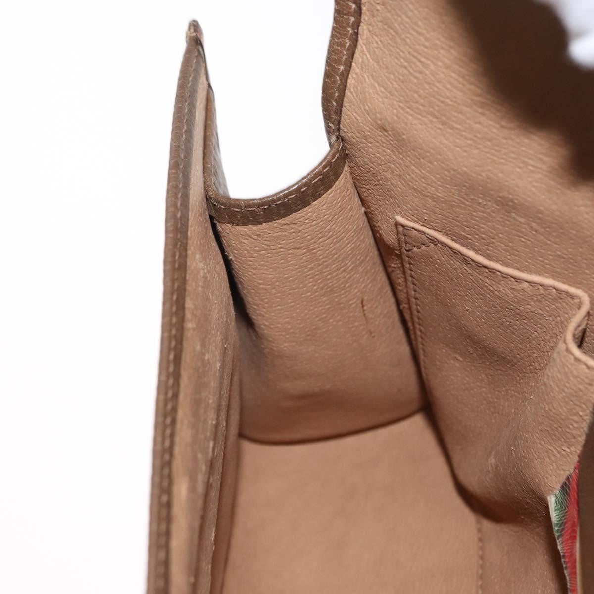 Gucci Vintage old clutch Canvas, BEIGE, PVC, Clutche & pouche