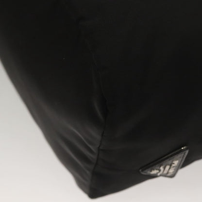 Prada Convertible Double Tote Tessuto, BLACK, NYLON, Handbag