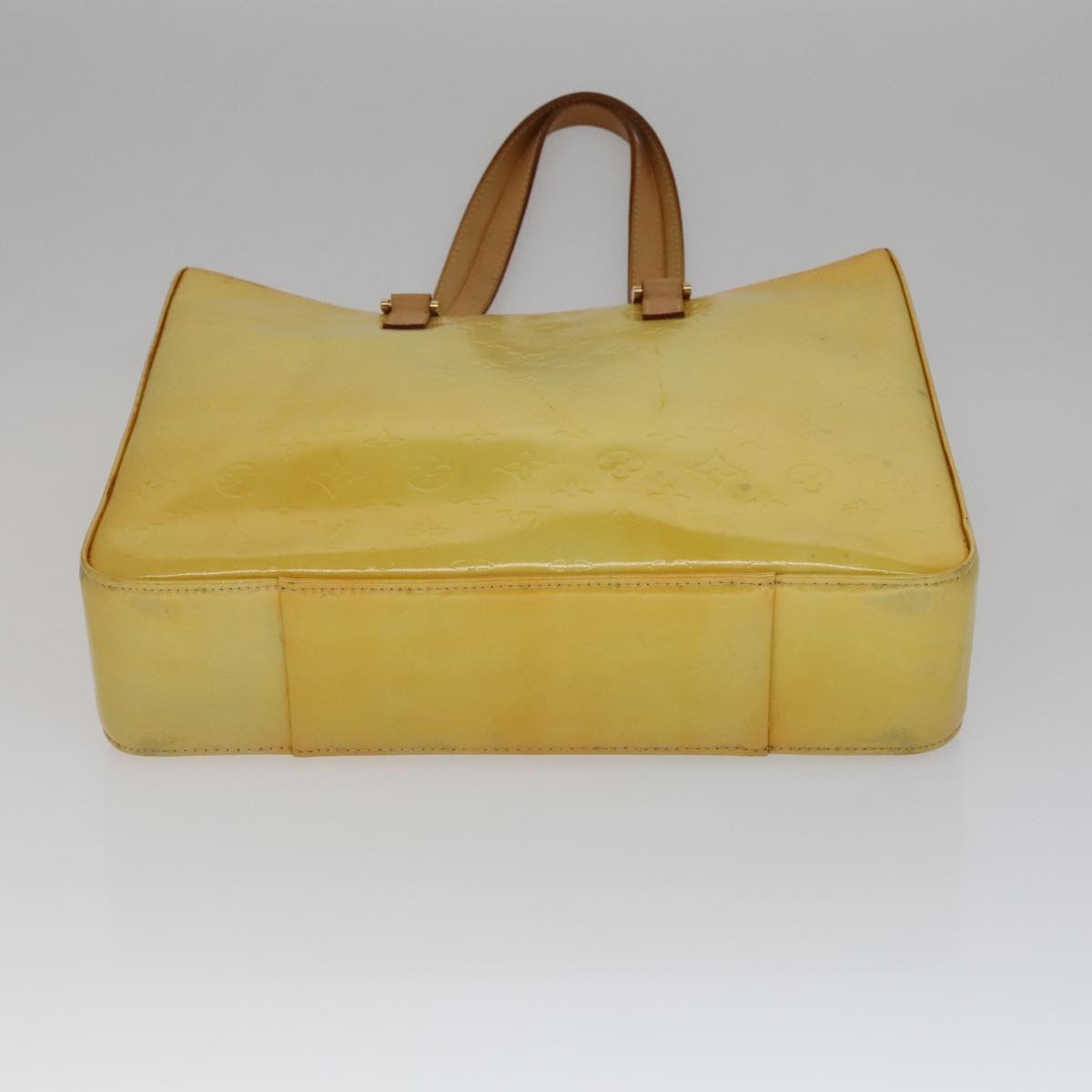 Louis Vuitton Columbus Handbag Monogram Vernis, YELLOW, PATENT_LEATHER, Handbag