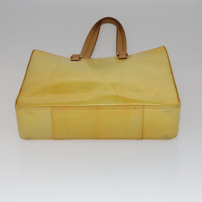 Louis Vuitton Columbus Handbag Monogram Vernis, YELLOW, PATENT_LEATHER, Handbag