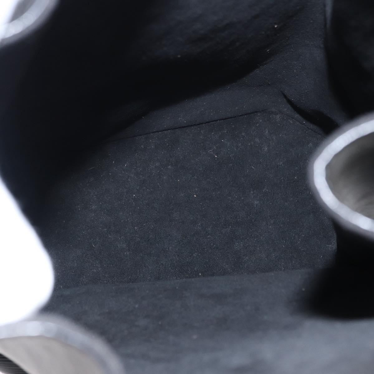 Louis Vuitton Vintage Sac d'Epaule Handbag Epi Leather, BLACK, LEATHER, Shoulder bag