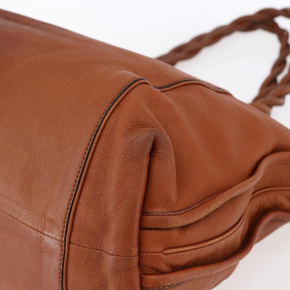 Chloe Vintage Tote bag Leather, BROWN, LEATHER, Tote bag