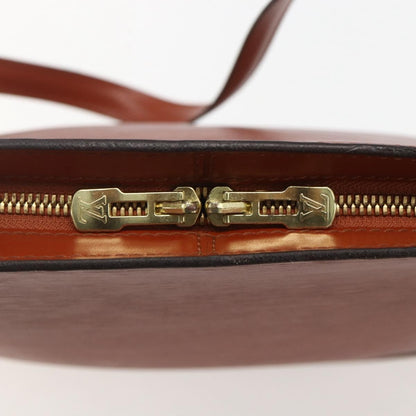 Louis Vuitton Lussac Handbag Epi Leather, BROWN, LEATHER, Shoulder bag