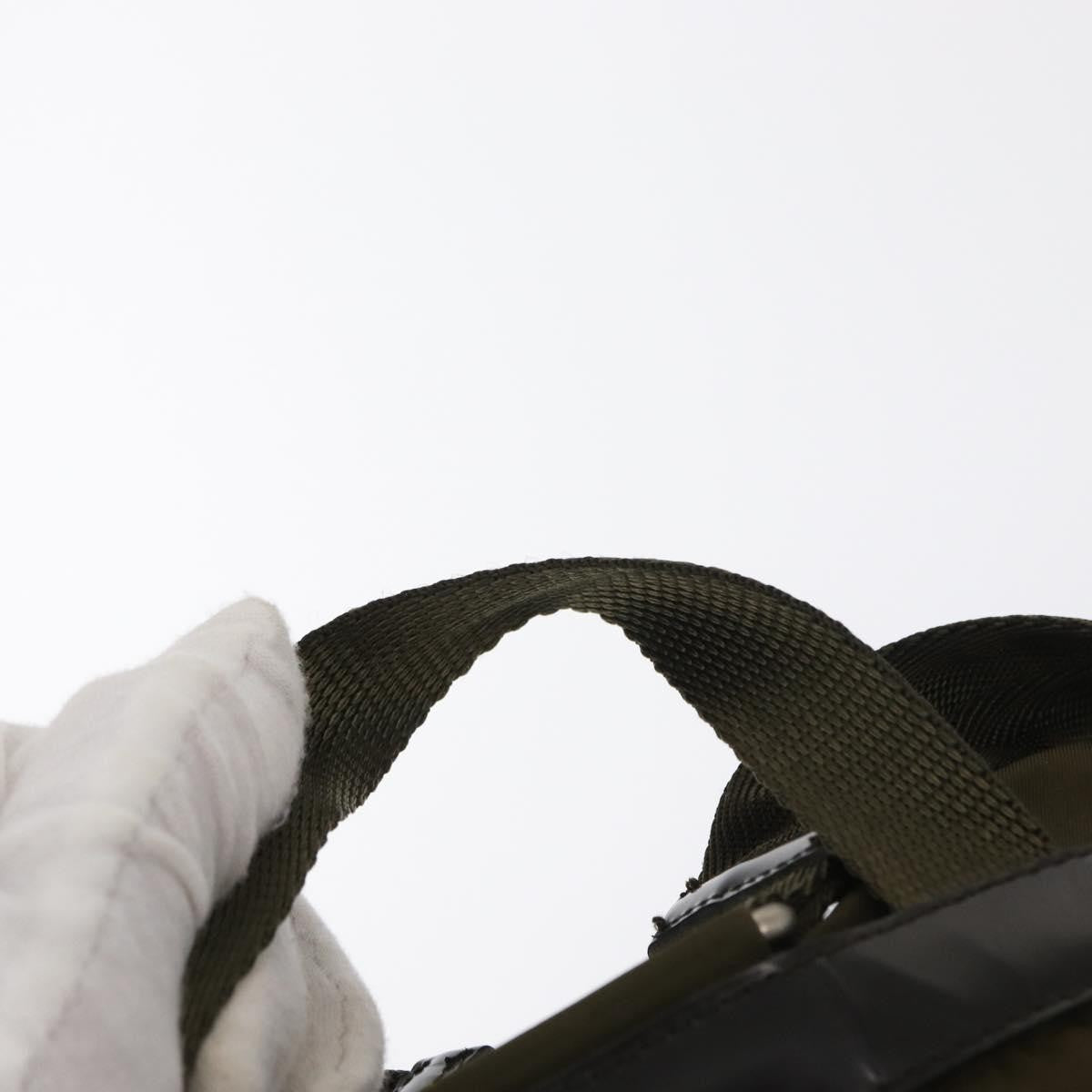 Prada Double Front Pocket Backpack Tessuto, KHAKI, NYLON, Backpack