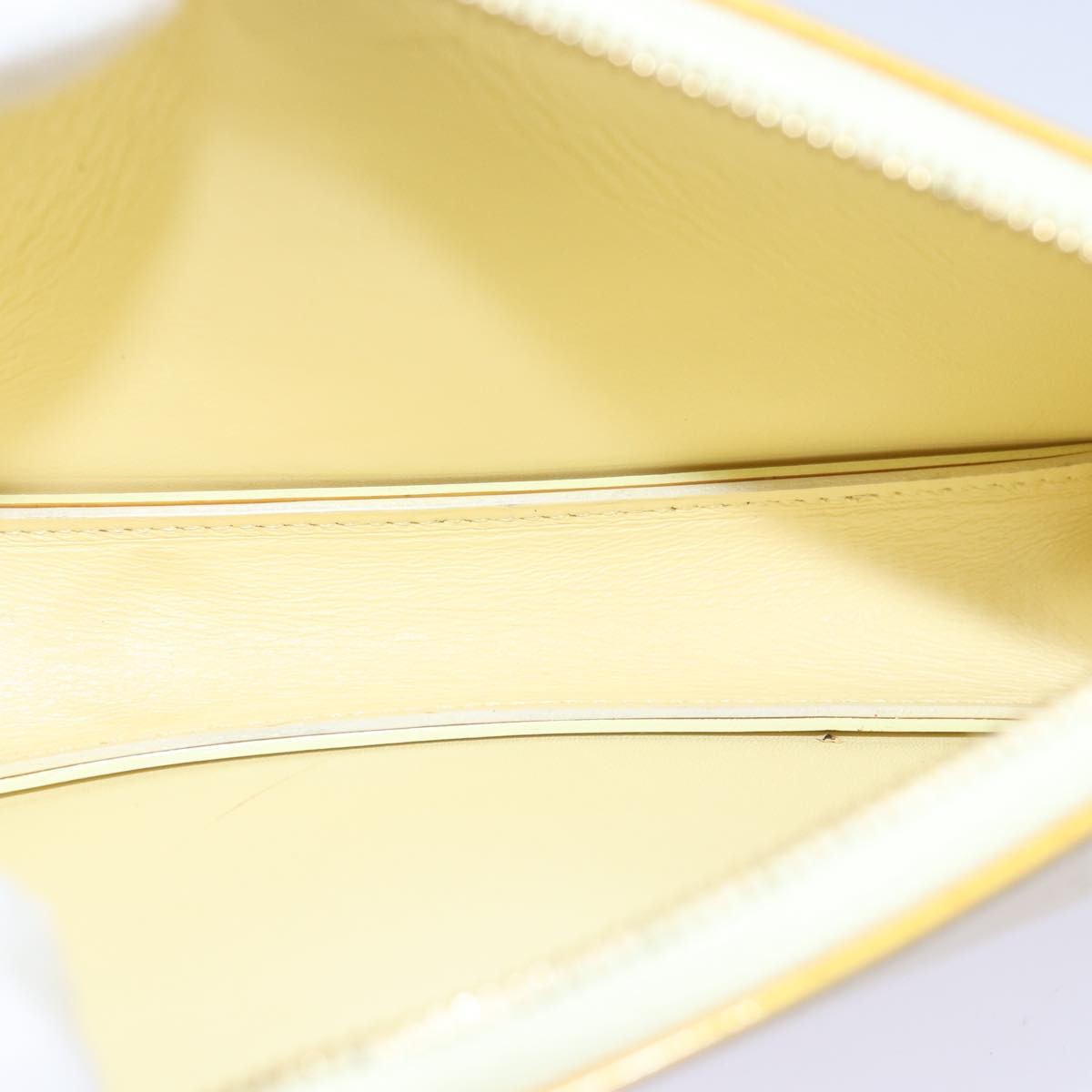 Louis Vuitton Lexington Pochette Monogram Vernis, YELLOW, PATENT_LEATHER, Clutche & pouche