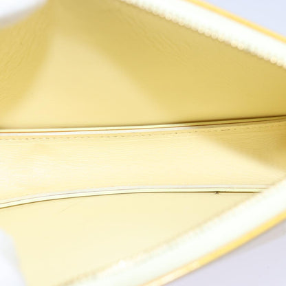 Louis Vuitton Lexington Pochette Monogram Vernis, YELLOW, PATENT_LEATHER, Clutche & pouche