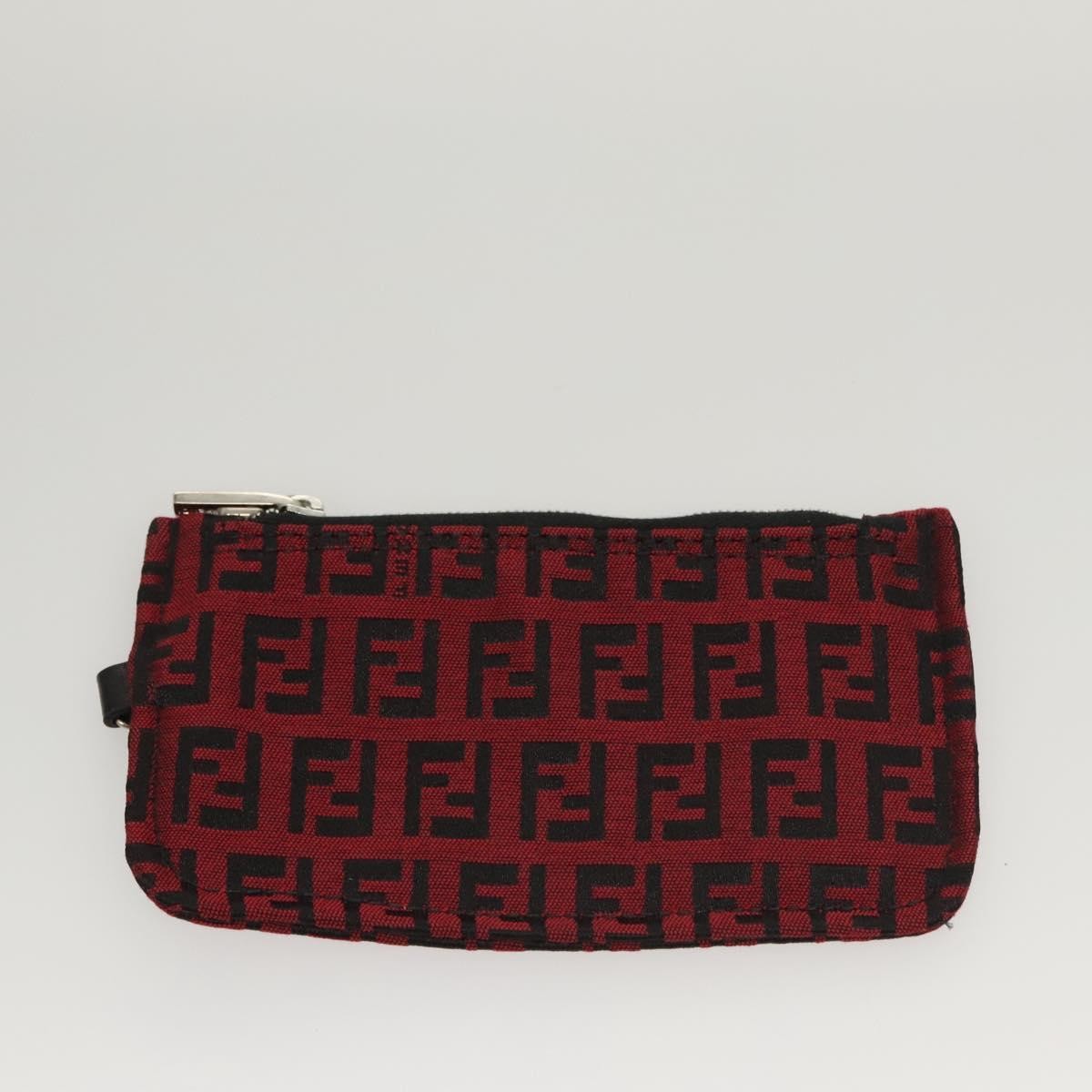 Fendi Zucca Tote bag FF motif, RED, CANVAS, Tote bag