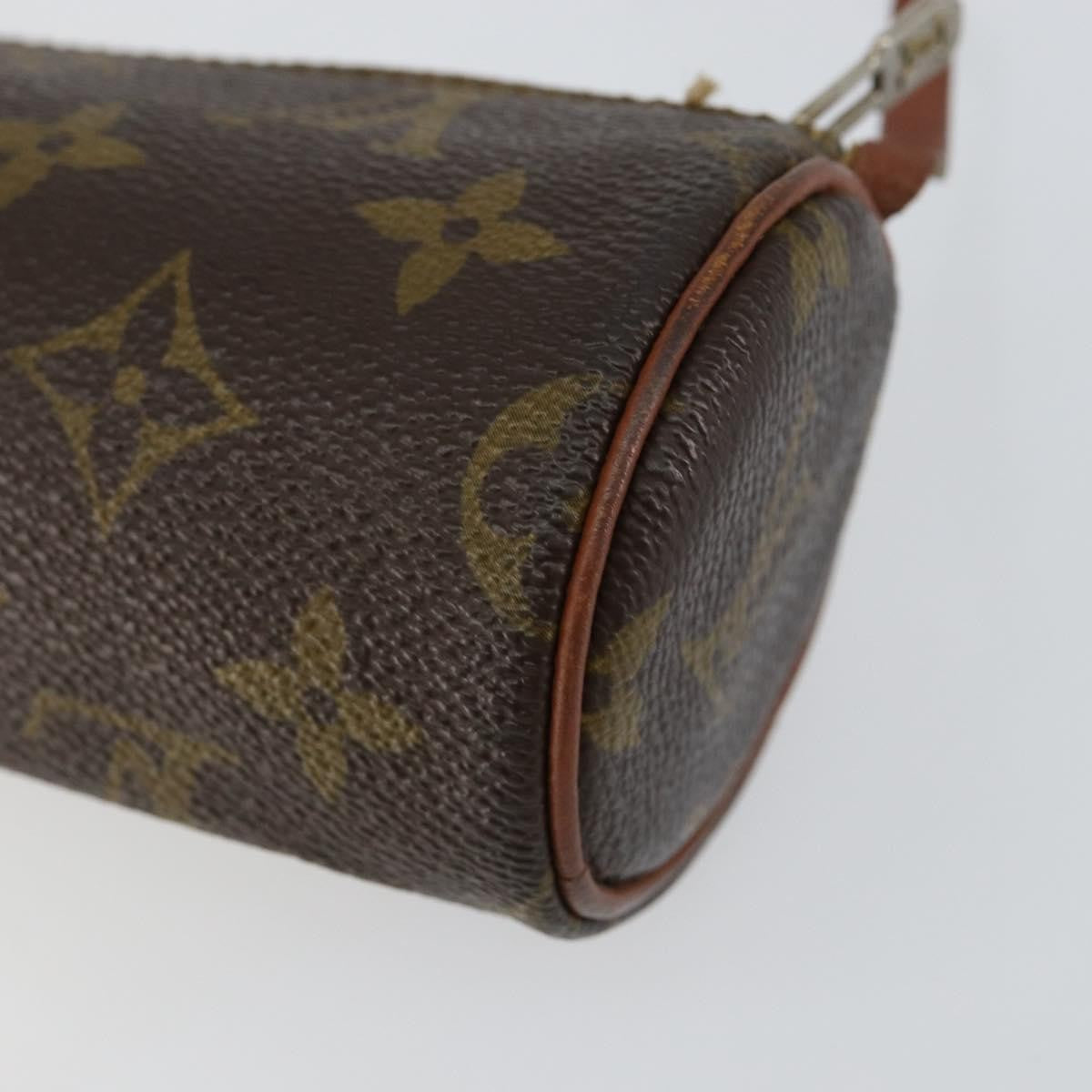 Louis Vuitton Papillon Pochette Monogram Canvas, BROWN, CANVAS, Clutche & pouche