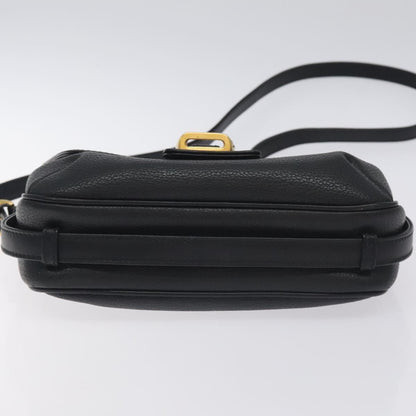 Gucci Vintage Shoulder Bag Leather, BLACK, LEATHER, Shoulder bag