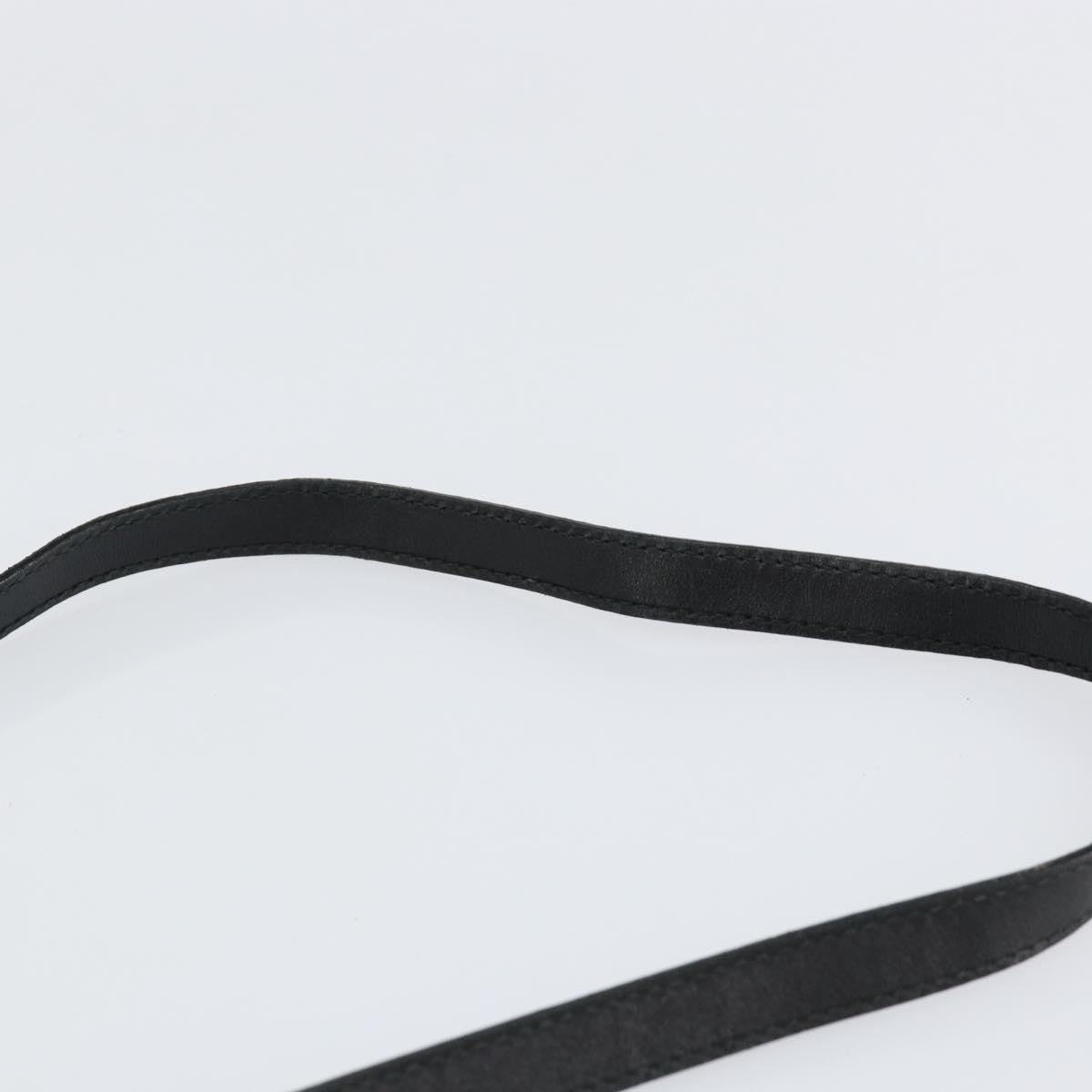 Salvatore Ferragamo Gancini handbag Leather, BLACK, LEATHER, Handbag