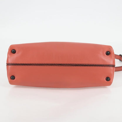 Bottega Veneta Piazza Top Handle Bag Leather with Intrecciato Detail, PINK, LEATHER, Handbag