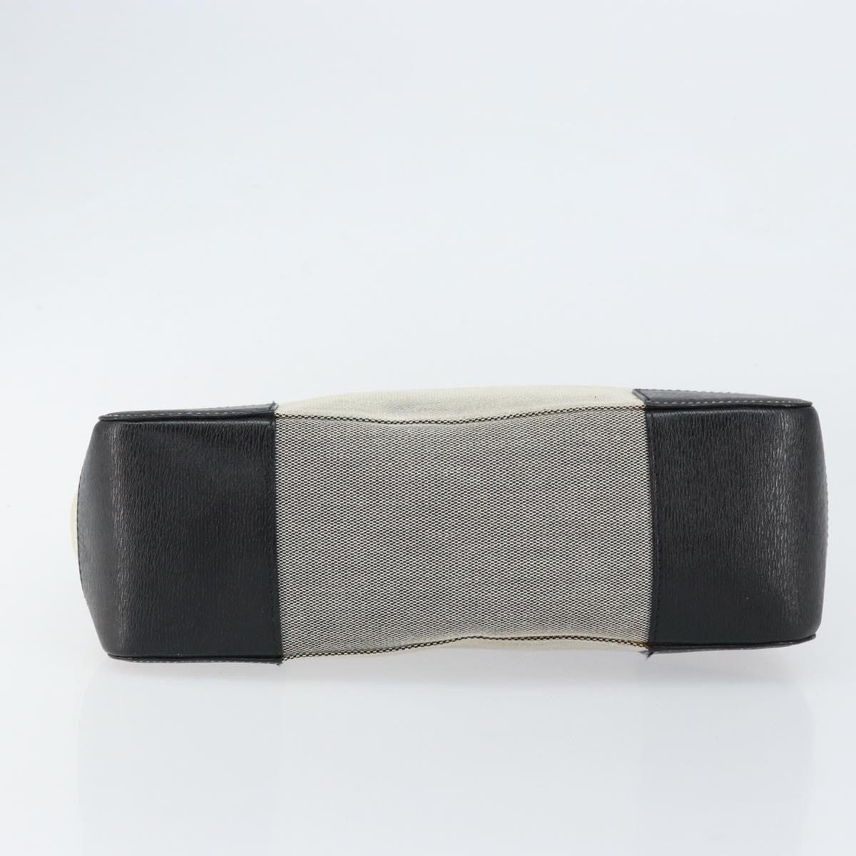 Gucci Vintage Handbag Canvas, GRAY, CANVAS, Handbag