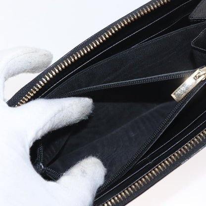 Salvatore Ferragamo Gancini Bifold Wallet Quilted Leather, BLACK, LEATHER, Wallets