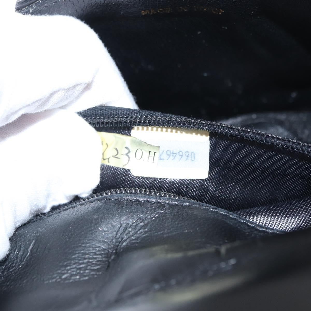 Chanel Vintage CC Stitch Flap Bag Patent, BLACK, PATENT_LEATHER, Shoulder bag