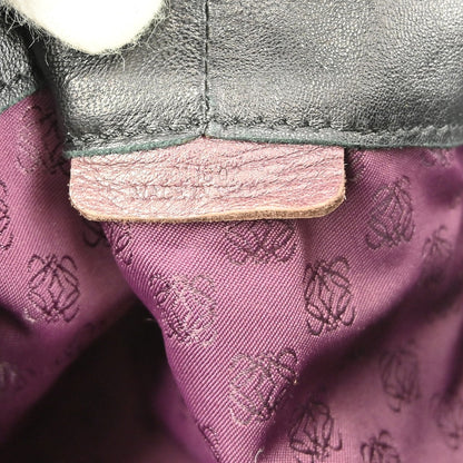 Loewe Aire Hobo Patent, BLACK, PATENT_LEATHER, Handbag