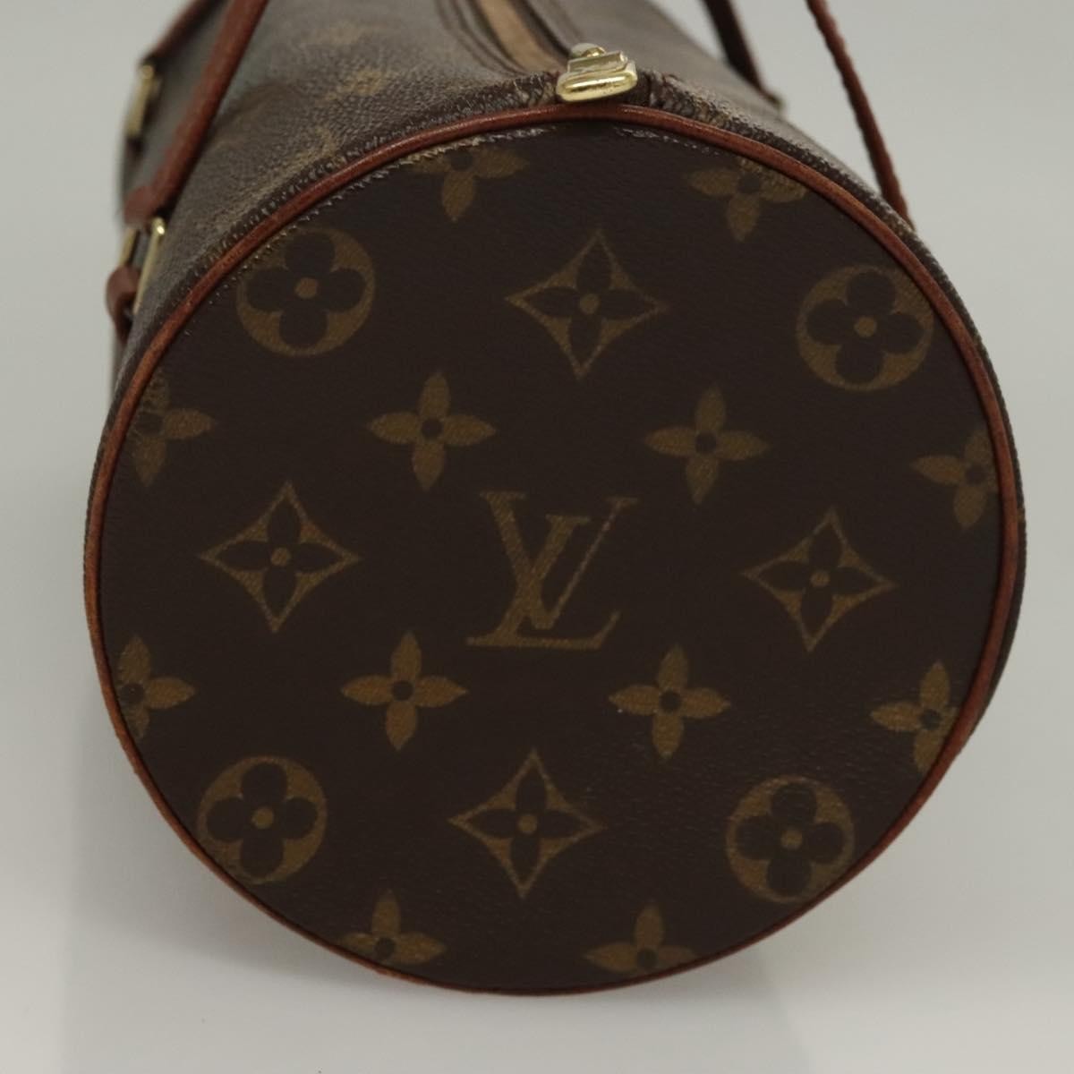 Louis Vuitton Papillon Handbag Monogram Canvas, BROWN, CANVAS, Handbag