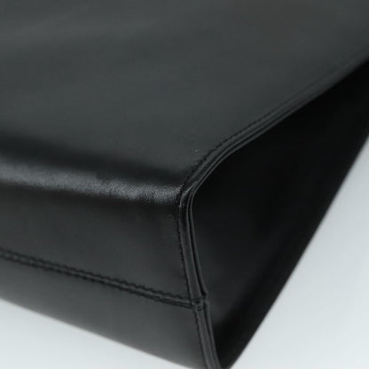 Salvatore Ferragamo Gancini Shoulder Bag Leather, BLACK, LEATHER, Shoulder bag