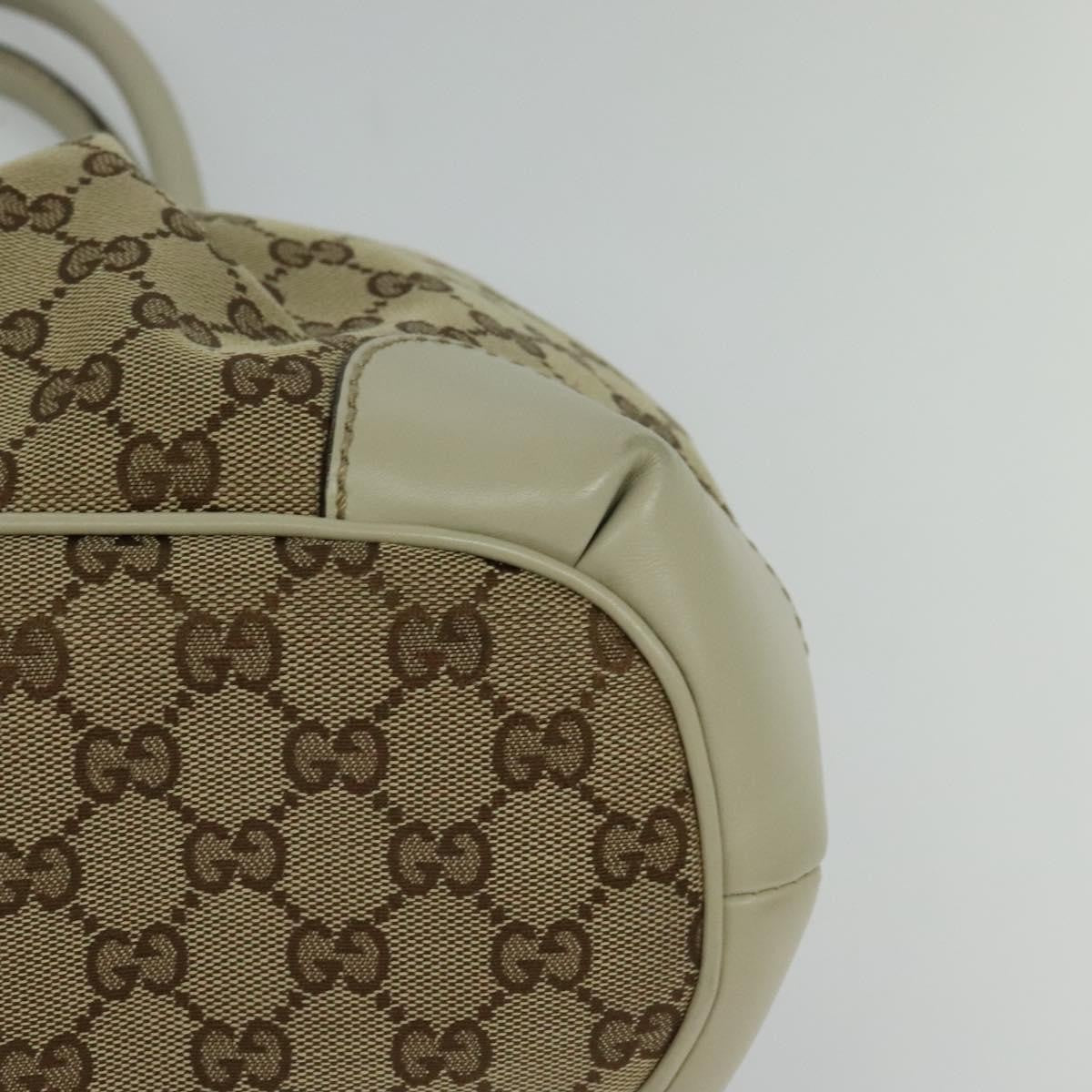 Gucci Sukey Top Handle Satchel GG Canvas with Leather, BEIGE, CANVAS, Tote bag