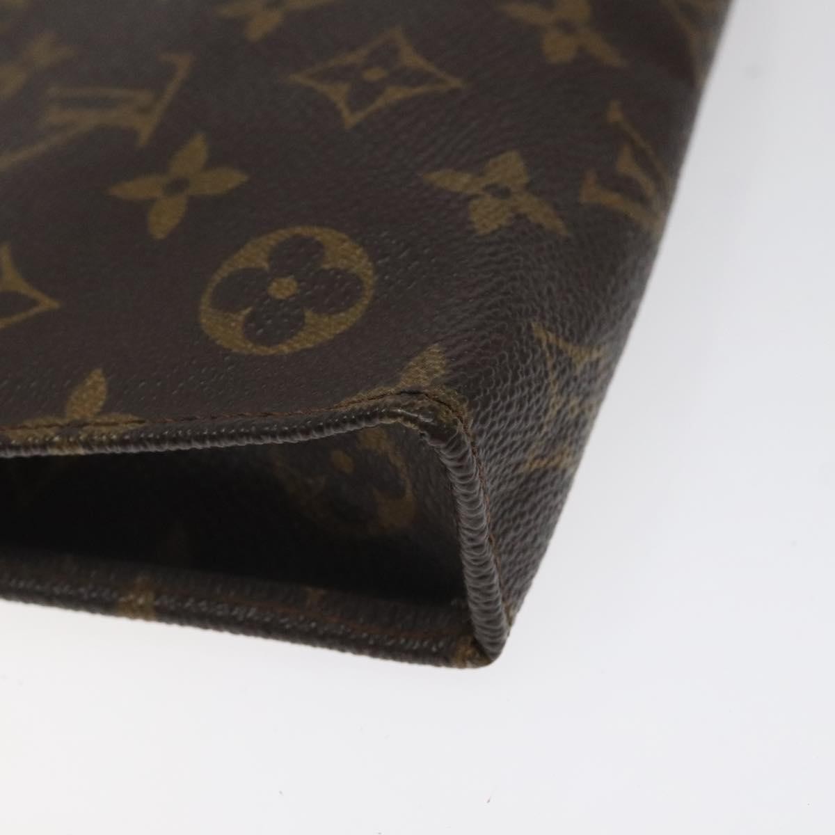 Louis Vuitton Toiletry Pouch Monogram Canvas, BROWN, CANVAS, Toiletry Case
