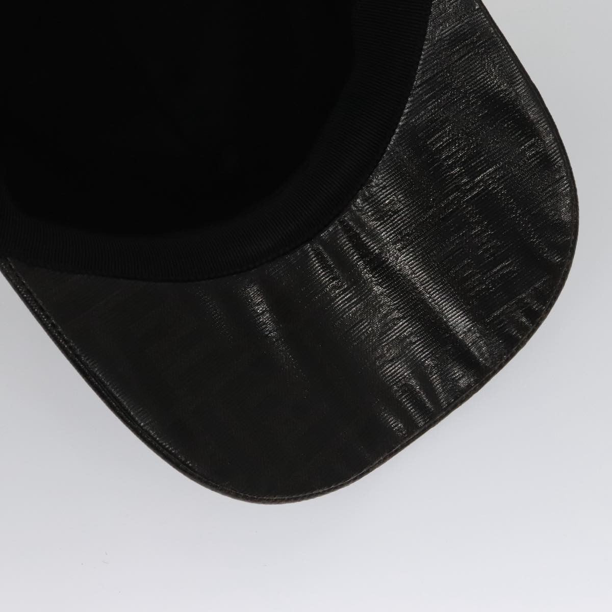 Fendi Logo Baseball Cap Zucca Canvas, BLACK, CANVAS, Head accessory