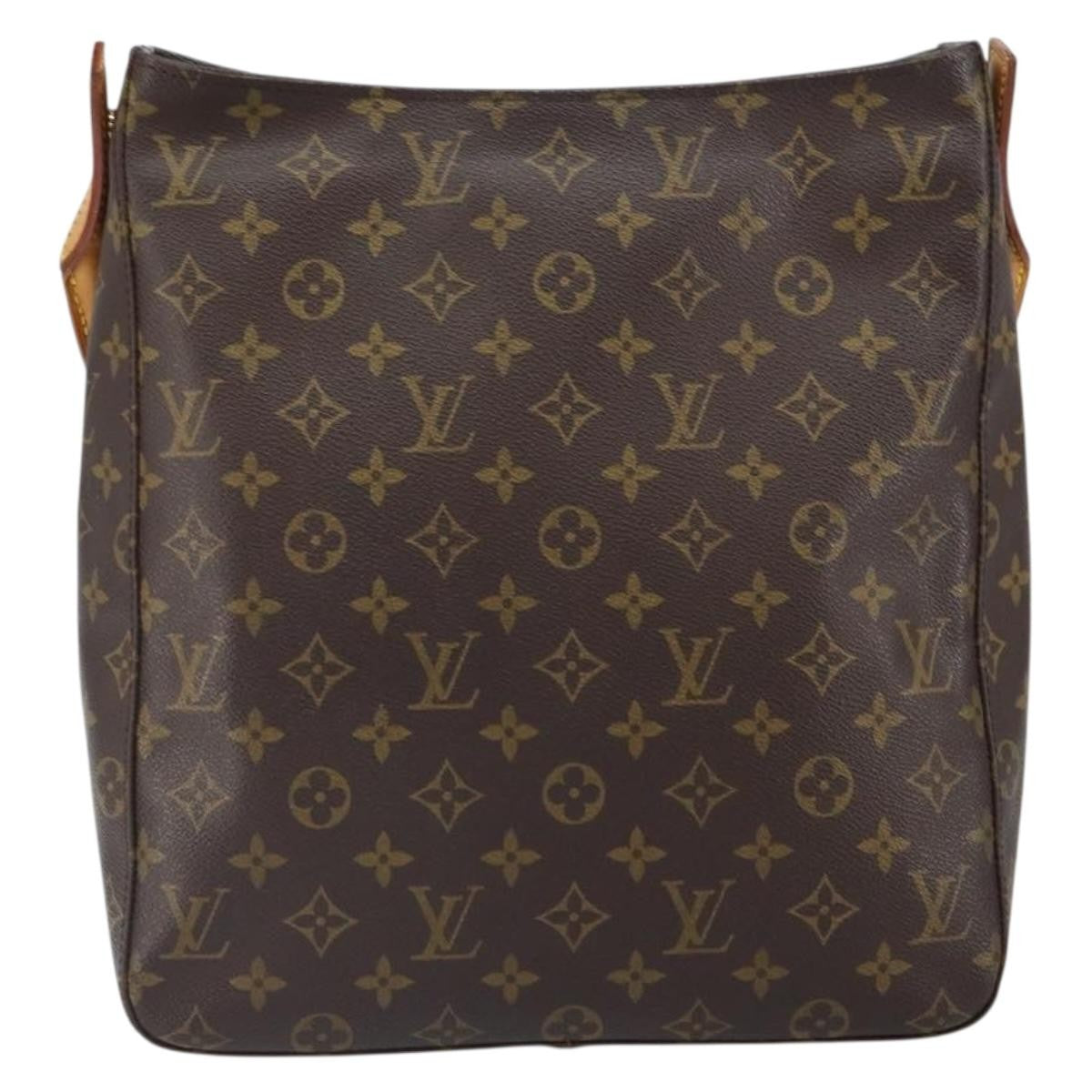Louis Vuitton Looping Handbag Monogram Canvas, BROWN, CANVAS, Shoulder bag