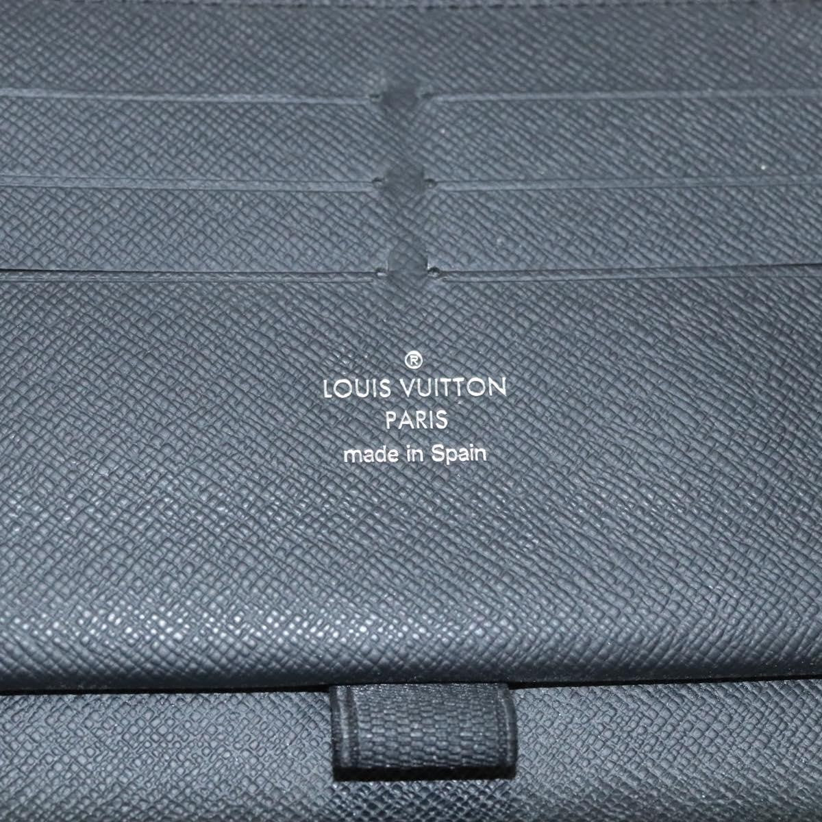 Louis Vuitton Zippy Organizer Epi Leather, BLACK, LEATHER, Wallets