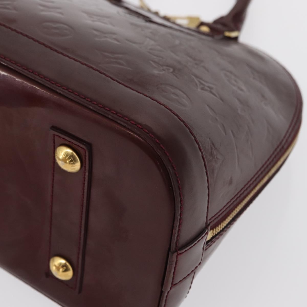 Louis Vuitton Alma Handbag Patent Leather, Red, Patent Leather, Handbag