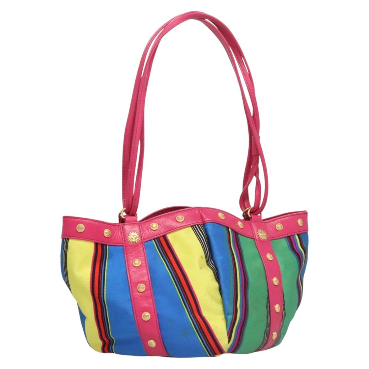 Versace Vintage Shoulder Bag Canvas, MULTICOLOUR, CANVAS, Shoulder bag