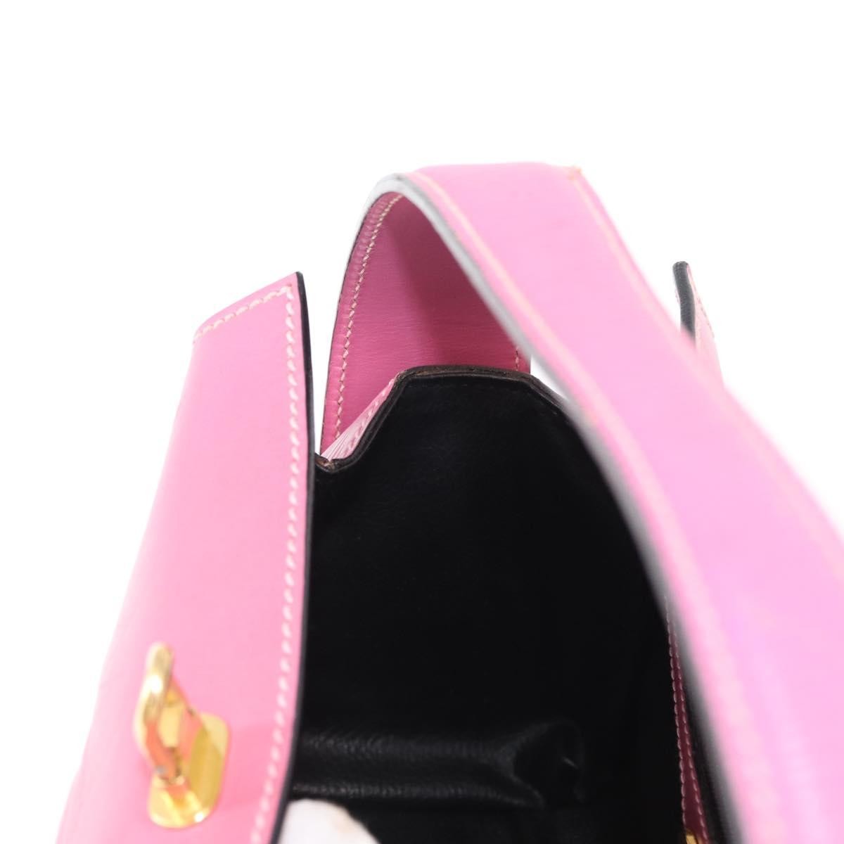 Fendi Vintage Top Handle Bag Leather, PINK, LEATHER, Handbag