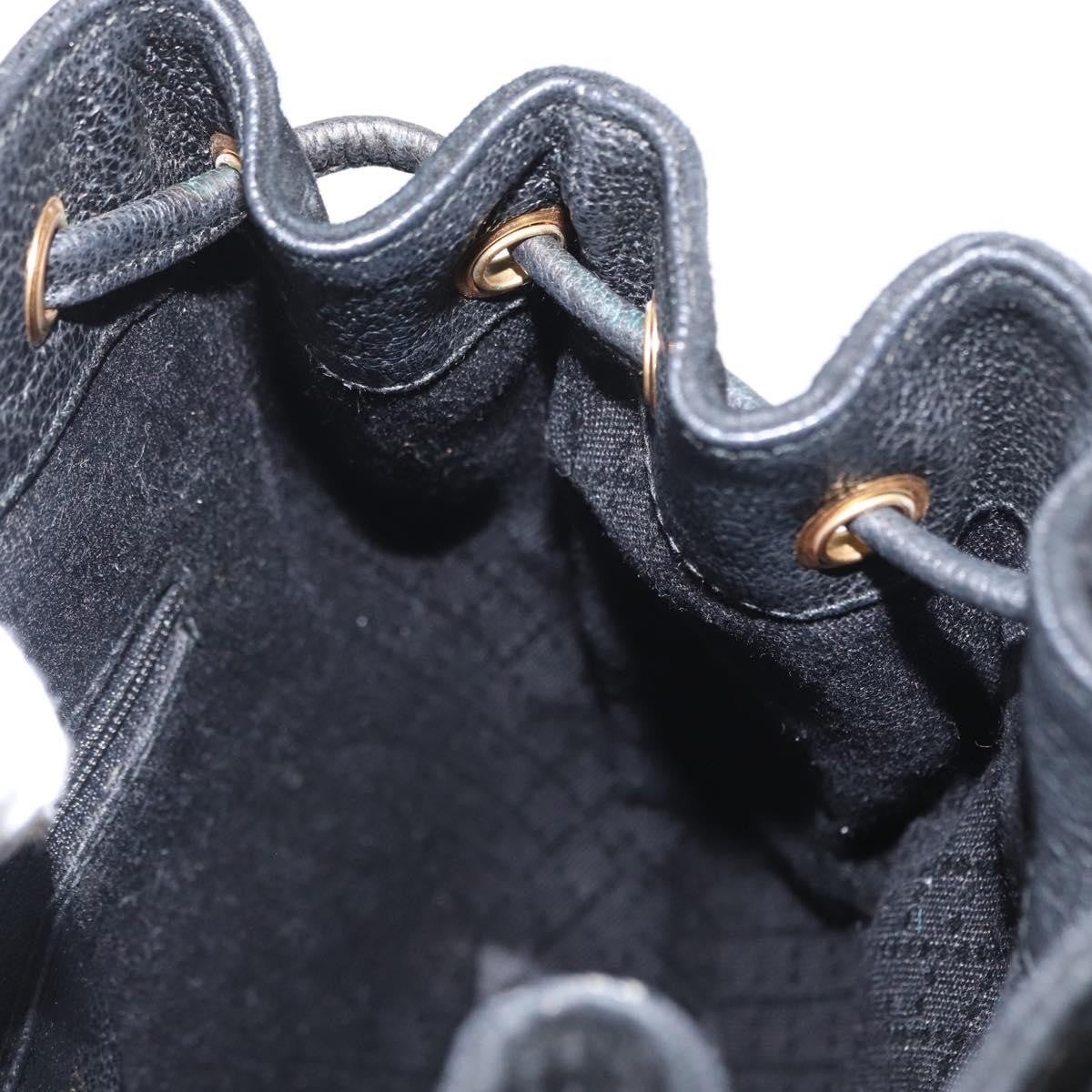 Gucci Vintage Bamboo Backpack Suede, BLACK, SUEDE, Backpack